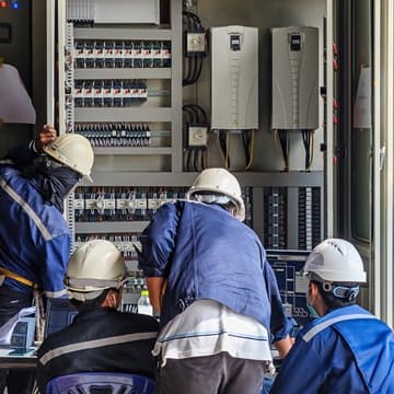 Laptop industrial marca Advantech siendo utilizada en una refineria de petroleo